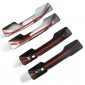 8PCS Carbon Style Car Exterior Side Door Handle Overlay Cover For BYD SHARK 2024 2025 LHD