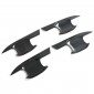 8PCS Carbon Style Car Exterior Side Door Handle Overlay Cover For BYD SHARK 2024 2025 LHD