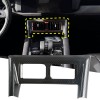 Carbon Style Central control Air Condition Vent Outlet Cover Trim For BYD SHARK 2024 2025