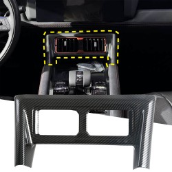 Carbon Style Central control Air Condition Vent Outlet Cover Trim For BYD SHARK 2024 2025