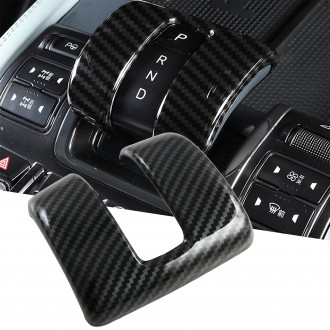1PCS Carbon Style Gear Shift Knob Cover Trim For BYD SHARK 2024 2025