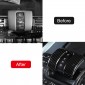 1PCS Carbon Style Gear Shift Knob Cover Trim For BYD SHARK 2024 2025