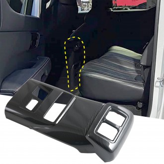 Carbon Style Rear Air Outlet Vent Panel Cover Trim For BYD SHARK 2024 2025