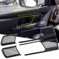 Carbon Style Inner Door Handle Protective Trim Covers For BYD SHARK 2024 2025