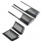 Carbon Style Inner Door Handle Protective Trim Covers For BYD SHARK 2024 2025