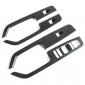 Carbon Style Inner Door Armrest Window Lift Cover Trim For BYD SHARK 2024 2025