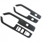 Carbon Style Inner Door Armrest Window Lift Cover Trim For BYD SHARK 2024 2025