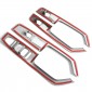 Carbon Style Inner Door Armrest Window Lift Cover Trim For BYD SHARK 2024 2025