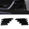 Not Fit For GR Sport version!!!Glossy Black Front Bumper Spoiler Grill Fog Light Cover Trim For Toyota C-HR CHR 2024 2025