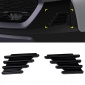 Not Fit For GR Sport version!!!Glossy Black Front Bumper Spoiler Grill Fog Light Cover Trim For Toyota C-HR CHR 2024 2025