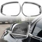 2PCS Rearview Side Door Mirror Overlays Cover Frame Decor For Toyota C-HR CHR 2024 2025 / Crown 2023 2024 2025