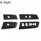 Carbon Style Inner Door Armrest Window Lift Down Switch Button Cover Trims Panel For Honda CRV CR-V 2023