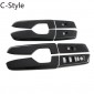 Carbon Style Inner Door Armrest Window Lift Down Switch Button Cover Trims Panel For Honda CRV CR-V 2023