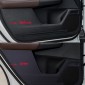 Black Carbon Fiber Inner Door Scratchproof Anti Kick Pad Film Protective Stickers Cover For Honda CR-V CRV 2023-2024 