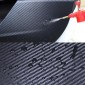 Black Carbon Fiber Inner Door Scratchproof Anti Kick Pad Film Protective Stickers Cover For Honda CR-V CRV 2023-2024 