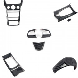  Carbon Style Interior Cover Trim 9pcs For Cadillac CTS 2008-2013