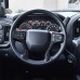  Interior Steering Wheel Button Stripe Cover 2pcs For Chevrolet SILVERADO 2019-2022