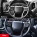  Interior Steering Wheel Button Stripe Cover 2pcs For Chevrolet SILVERADO 2019-2022