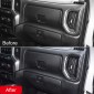 Not Suitable For Low-Equipped!!!! Left And Right Air Vent Outlet Trim 2pcs For Chevrolet SILVERADO 2019-2022