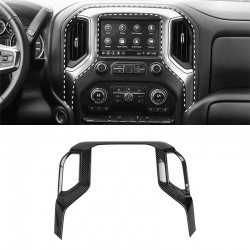  Interior Console Navigation Cover Trim 1pcs For Chevrolet SILVERADO 2019-2022