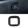  Car Interior Carbon Fiber Electronic Parking Brake Button Ring Trim For Chevrolet SILVERADO 2019-2022