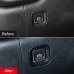  Car Interior Carbon Fiber Electronic Parking Brake Button Ring Trim For Chevrolet SILVERADO 2019-2022