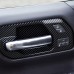  Carbon Fiber Inner Door Handle Bowl Cover Trim For Chevrolet SILVERADO 2019-2022