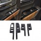  Carbon Fiber Window Switch Control Cover Trim 4PCS For Chevrolet SILVERADO 2019-2022