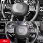 Real Carbon Steering Wheel Frame Trim Decorator Cover For Dodge RAM 1500 TRX 2019-2023