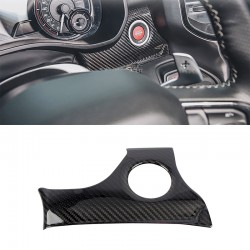 Real Carbon One-Click Start Button Box Trim For Dodge RAM 1500 TRX 2019-2023
