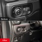 Real Carbon Headlight Switch Button Panel Cover Trim For Dodge RAM 1500 TRX 2019-2023