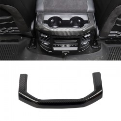 Real Carbon Rear Armrest Water Cup Cover Trim For Dodge RAM 1500 TRX 2019-2023