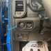 Carbon Fiber Headlight Switch Button Panel Cover Trim For Dodge RAM 1500 TRX 2021-2023