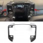 Carbon Fiber Center Air Outlet Vent Cover Trim For Dodge RAM 1500 TRX 2021-2023