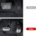 2pcs Bright silver Footrest Pedal Cover For Dodge RAM 1500 TRX 2021-2023