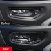 Car Front Fog Light Cover 2PCS Fits For Dodge RAM 1500 TRX 2021-2023