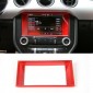  ABS Car Interior Navigation GPS Frame Decoration Cover For Ford Mustang 2015-2023