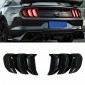 Smoked Black Style Car Rear Tail Light Lamp Decoration Stickers For Ford Mustang 2018-2022