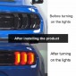 Smoked Black Style Car Rear Tail Light Lamp Decoration Stickers For Ford Mustang 2018-2022