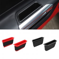  ABS Car Interior Door Handle Organizer Storage Box For Ford Mustang 2015-2022