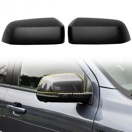 2PCS Rearview Side Mirror Cover Decoration Cover For Ford Ranger