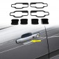 Car Door Handle Bowl Decoration Cover Sticker 8PCS For Ford Ranger 2023-2024