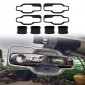 Car Door Handle Bowl Decoration Cover Sticker 8PCS For Ford Ranger 2023-2024