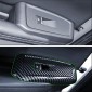 Carbon Style Window Switch Button Lifter Cover Trim For Ford Ranger 2023-2024