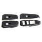 Carbon Style Window Switch Button Lifter Cover Trim For Ford Ranger 2023-2024