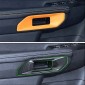 Carbon Style Interior Door Handles Bowl Cover For Ford Ranger 2023-2024