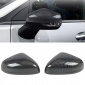 4PCS Carbon Style Rearview Side Mirror Cover Trim For Ford Puma 2019-2023