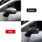 4PCS Carbon Style Rearview Side Mirror Cover Trim For Ford Puma 2019-2023