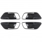 4PCS Carbon Style Inner Side Door Handle Bowl Cover For Ford Puma 2019-2023
