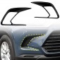 2PCS Front/Rear Fog Light Lamp Overlays Cover Trim For Toyota Grand Highlander 2024 2025